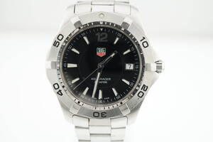 良品♪【B12/20-20 AC75】★TAG HEUER/タグホイヤー アクアレーサー WAF1110 メンズ 電池交換済み稼働品★