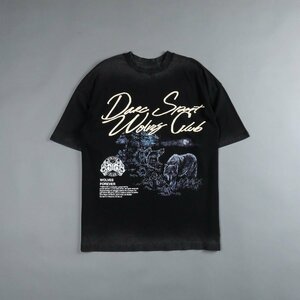 Darc Sport FOREVER STRENGTH VINTAGE OVERSIZED TEE BLACK M ダルクスポーツ フォーエバー ストレングス オーバーサイズ Tシャツ ブラック