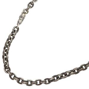 クロムハーツ Chrome Hearts PAPER CHAIN 18/ペーパーチェーン18inch サイズ:18inch シルバーネックレス 中古 GZ11