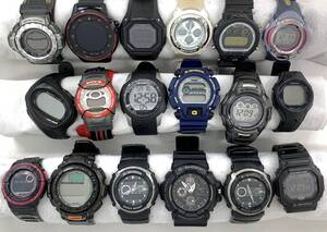 T01/105 カシオ 他 時計18点セット 腕時計 G-SHOCK Baby-G スポーツウォッチ BG-591PP HW-5600B GAC-100 BGD120