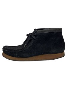 Clarks◆ブーツ/UK7.5/BLK/スウェード/500691