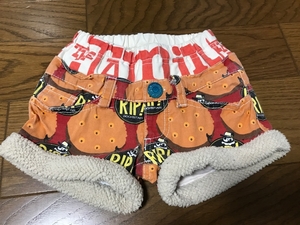 美品★　派手かわ　ＪＡＭ ジャム　もこＲＩＰ!ショーパン　100cm　レッド　男の子　女の子　キッズ　半ズボン