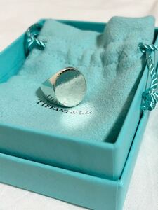 TIFFANY&Co. ティファニー シグネット オーバル　シルバー リング