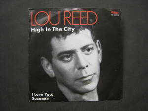 [即決][7インチ][オランダ盤]■Lou Reed - High In The City / I Love You, Suzanne■ルー・リード■New Sensations■Brecker Brothers