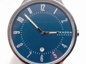 【SKAGEN】GRENEN (18)SKW6548 クォーツ 電池交換済み 3ATM スカーゲン 時計 腕時計 メンズ 中古