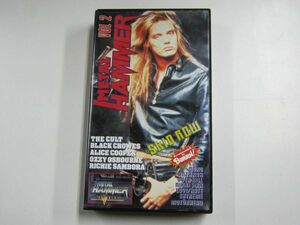 VHS ビデオ METAL HAMMER THE VIDEO MAGAZINE Vol.2 メタルハマー ビデオマガジン 1991 Motorhead SKID ROW OZZY OUTRAGE