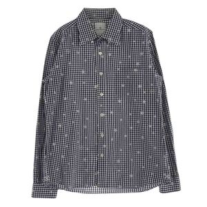 uniform experiment ユニフォームエクスペリメント UE-112059 STAR PATTERN GINGHAM B.D SHIRT 2 ギンガム チェック シャツ【中古】