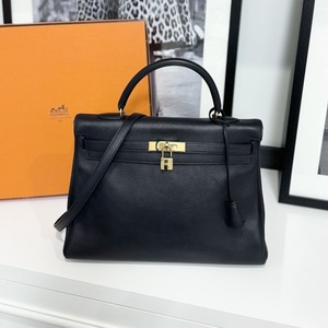 32897 HERMES エルメス ケリー35 レザー ネイビー