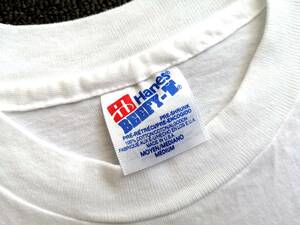 激レア Hanes Beefy デッドストック usa製 80s90s ホワイト tシャツ 丸首 無地 白 ビンテージ ヘインズ ビーフィ アメリカ製 1ウォッシュ