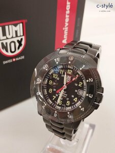 F822a [動作品] LUMINOX ルミノックス 腕時計 ブラック アナログ ナイトホーク 3402RH 30th Anniversary スイス製 | ファッション小物 Y