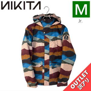 【OUTLET】 NIKITA GIRLS HAWTHORNE PRINT JACKET MOUNTAIN SCAPE Mサイズ キッズ スノーボード スキー ウェア アウトレット