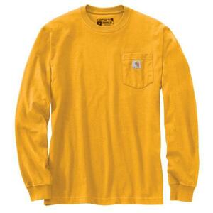 カーハート　ポケット ロンT　イエロー　M　●新品●新色　Carhartt