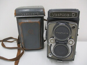 6346A　YASHICA ヤシカ Yashica-D 二眼レフカメラ 1:3.5 F=80mm 動作未確認 ジャンク ケース付