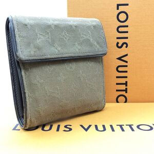 都会的な風格を纏う★　ルイヴィトン Louis Vuitton　三つ折り財布 モノグラムキャンバス ポルトビエカルトクレディ M92440　カーキ 緑