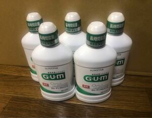 薬用GUMデンタルリンスwa 250mL 5個セット　サンスター　液体ハミガキ　マウスウォッシュ　歯周病（歯肉炎・歯周炎）予防　口臭防止