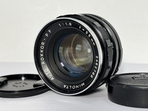 ★良品★ ミノルタ MINOLTA AUTO ROKKOR-PF 55mm F1.8　＃0824-14