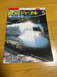 【美品/送料込】鉄道ジャーナル　2006年5月号　航空と鉄道　競合の行方