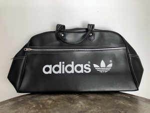 デッドストック 70年代製 アディダスヴィンテージバッグ（フランス製） adidas 未使用品 made in FRNCE トラベル スタンプ刻印 70s