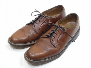 レア 最高級 70s 77年製 ビンテージ Florsheim フローシャイム インペリアル クオリティ プレーントゥ レザー シューズ 10 1/2B 28cm位 60s