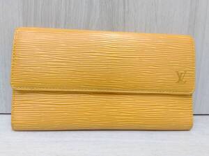 ルイヴィトン　LOUIS VUITTON／エピ ／インターナショナル　 黄 　財布