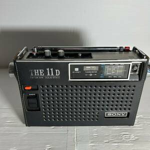 ラジオ　ICF-1100D　SONY ソニー　FM/SW/MW　3バンド　トランジスタラジオ　付属品付き　昭和 レトロ　〈K12〉