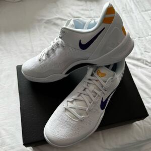 USモデル　NIKE KOBE 8 PROTRO LAKERS HOME 28cm ナイキ コービー8 