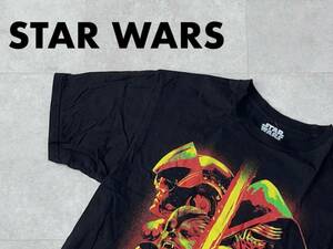 ☆送料無料☆ STAR WARS スターウォーズ USA直輸入 古着 半袖 Tシャツ メンズ M ブラック トップス 中古 即決