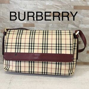 BURBERRY バーバリー チェック柄 Burberrys ブラウン ノバチェック ハンドバッグ