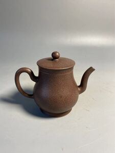 旧家蔵出 清朝期 陶磁器 朱泥 紫泥 孟臣 急須 時代物 茶壷 煎茶道具 中国宜興 紫砂 白泥 中国美術 中国茶器