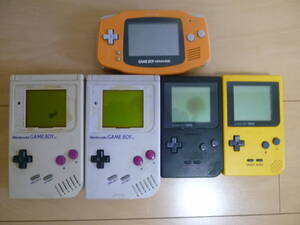 NINTENDO 任天堂 ジャンク / GAME BOY ゲームボーイ / GAME BOY pocket ゲームボーイポケット / GAME BOY ADVANCE ゲームボーイアドバンス/