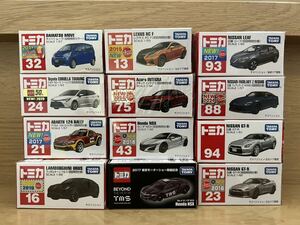 トミカ 初回特別仕様　東京モーターショー　12台まとめ　ミニカー TOMICA 日産 ニスモ GT-R ホンダ　NSX レクサス RC-F アバルト