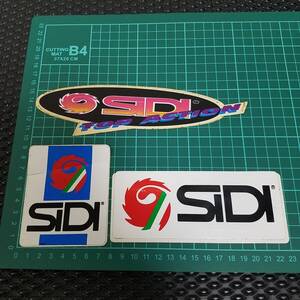 ♯146 SIDI sticker 　シディ　ステッカー (3枚)　シール 　ヴィンテージ