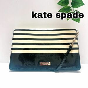 【美品】kate spade ショルダーバッグ ワンショルダー チェーン 黒