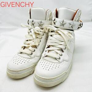 GIVENCHY ジバンシー　スニーカー　ハイカット　ホワイト　スタッズ　35 白 