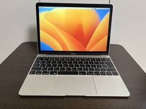 MacBook (Retina, 12-inch, 2017)1.2GHzデュアルコアIntel Core m3/8GB/SSD256GB