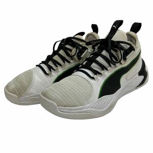 G093 PUMA プーマ メンズ ジュニア スニーカー US5C 23cm ホワイト ブラック