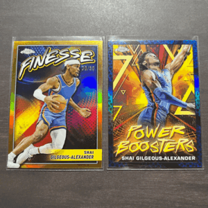 Shai Gilgeous-Alexander パラレル 2枚セット Gold Refractor /50 , Blue Basketball Parallel 2023-24 Topps Chrome Basketball NBA