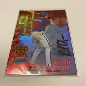 Rich Thompson RC 2002 Bowman’s Best RC auto Red