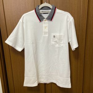 Munsingwearマンシングウエア★シンプルおしゃれゴルフシャツ　メンズＬ　美品