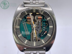 BA0603296　△1円! BULOVA ブローバ ACCUTRON M5 アキュトロン スケルトン 音叉式時計 メンズ 腕時計 アナログ メンズ ３針 現状品