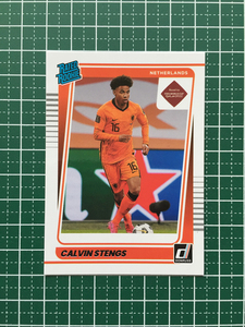 ★PANINI 2021-22 DONRUSS SOCCER ROAD TO QATAR #186 CALVIN STENGS［NETHERLANDS／オランダ］ベースカード「RATED ROOKIE」★