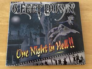 6 Feet Down One Night in Hell 輸入盤CD 検: Psychobilly Rockabilly サイコビリー フランス Lucky Devils Mad Sin Quakes Crazy Love