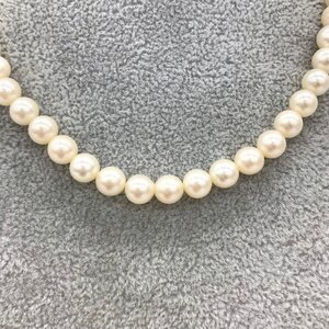 MIKIMOTO ミキモト ネックレス パール 幅6.61mm 総重量28.1g 箱付き【CLBC0004】