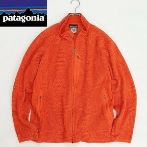 ◆patagonia パタゴニア 25134 R2 POLARTEC フリース ジップ ジャケット オレンジ XL