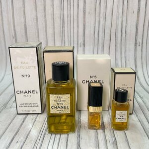 m002 H7(60) CHANEL シャネル 香水 まとめ 4点セット No.19 No.5 EDT パフューム レディース