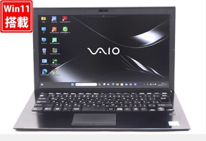 中古良品 フルHD 13.3型 SONY VAIO VJPG11C12N Windows11 七世代 i5-7200u 8GB 256GB-SSD カメラ LTE 無線 Office付 中古パソコン 管:1750w