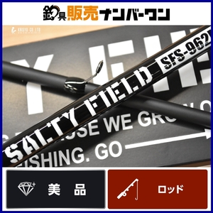 【美品】アブガルシア ソルティーフィールド SFS-962M Abu Garcia SALTY FIELD 2ピース スピニング マルチルアーロッド シーバス 他