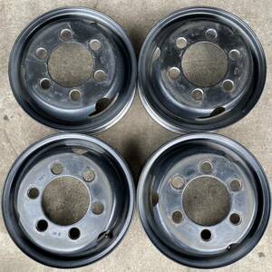 いすゞ エルフ 等 TOPY PK 14×4.5J 184.15 6穴 スチールホイール 現状品 4本セット