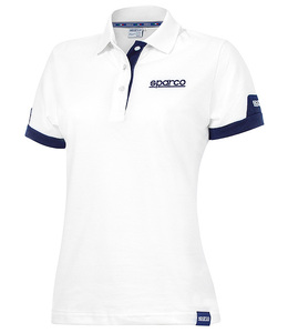 SPARCO（スパルコ） ポロシャツ POLO LADY CORPORATE ホワイト Lサイズ 女性用