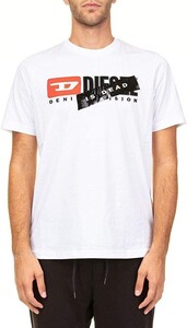 [ディーゼル] メンズ Tシャツ ビンテージロゴTシャツ 00SVFJ0CATJ　ホワイト　サイズS　DIESEL